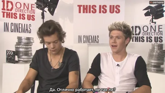 1D pants down interview - FULL UNCENSORED - with scenes of nudity - One Direction - In:Demand [RUS SUB]