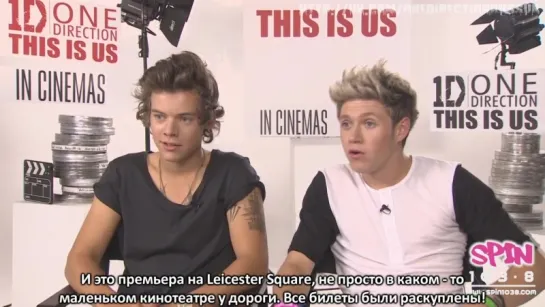 One Direction 'This is us' Interview - SPIN 1038 [RUS SUB]