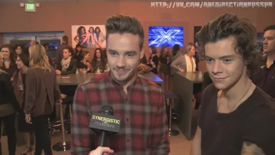 One Direction - Harry  Liam - Gifts, Albums Fave Songs  The X Factor [RUS SUB]