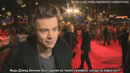 Harry Styles on his perfect woman: 1D star on being single, David Beckham and being back home [RUS SUB]