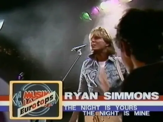 Ryan Simmons - The Night Is Yours, The Night Is Mine (Eurotops 28.08.1985)