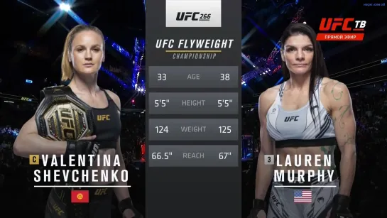 ВАЛЕНТИНА ШЕВЧЕНКО VS ЛОРЕН МЕРФИ ПОЛНЫЙ БОЙ VALENTINA SHEVCHENKO VS LAUREN MURPHY FULL FIGHT