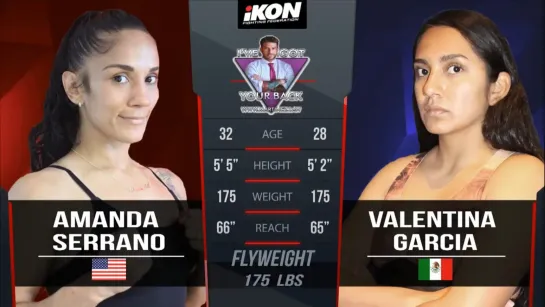 iKon FF 7: Amanda Serrano vs. Valentina Garcia