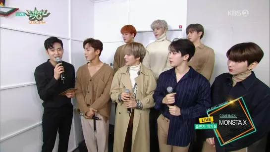 [VK][26.10.2018] MONSTA X COMEBACK (Interview) @ MUSIC BANK