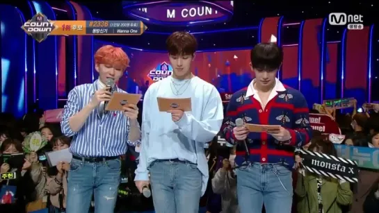 [VK][05.04.2018] MC Kihyun, Shownu, Wonho @ M!COUNTDOWN