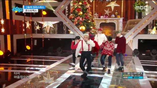 [VK][23.12.2017] MONSTA X - Lonely Christmas @MBC Music Core