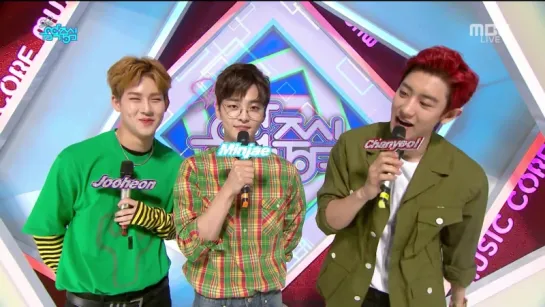 [RAW|VK][18.06.2016] Jooheon & Chanyeol Special MC (Music Core)