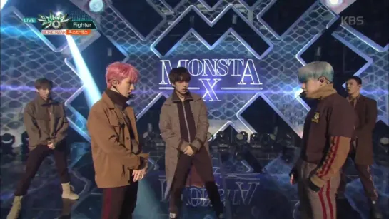 [VK][14.10.2016] MONSTA X - Fighter @ Music Bank