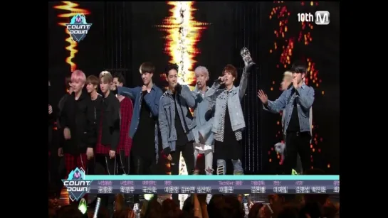 [VK][06.10.2016] M!COUNTDOWN EP.495 ENDING [Mnet Japan] MONSTA X CUT