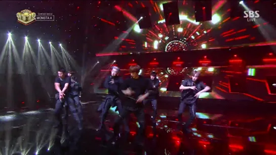 [VK][09.10.2016] MONSTA X - Be Quiet + Fighter | Comeback Stage @ Inkigayo