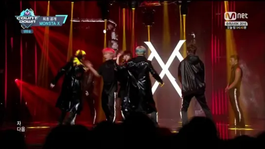 [VK][06.10.2016] MONSTA X - Be Quiet + Fighter | Comeback Stage @ M!COUNTDOWN