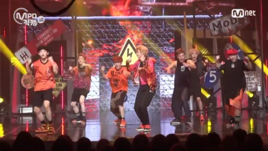 [RAW|VK][10.09.2015] MPD Fancam|Monsta X - Rush (M!Countdown)