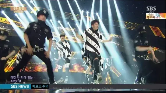 [RAW|VK][07.06.2015] MONSTA X - Trespass  (Inkigayo)