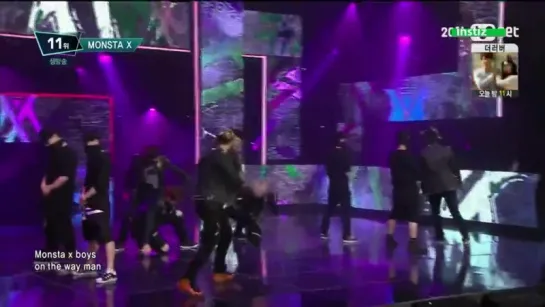 [RAW|VK][28.05.15] MONSTA X - Trespass  M! Countdown