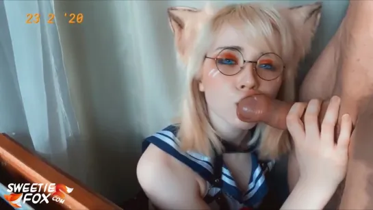 P:\porn\ Sweetie Fox Blowjob Dick Neighbor and Cum in Mouth