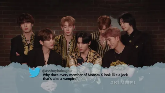 [VK][191113] MONSTA X - Mean Tweets - Music Edition #6 @ Jimmy Kimmel Live