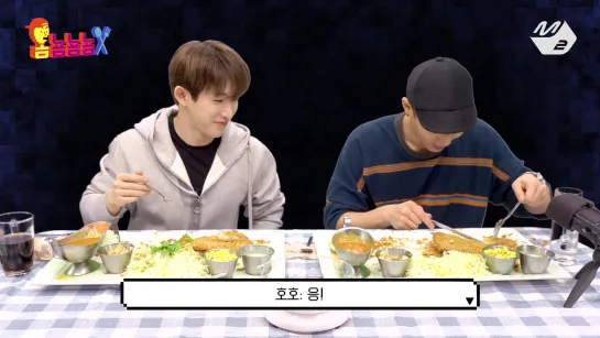 [VK][190416] MONSTA X (Shownu & Wonho) - Ep.7 @ M2 'Om Nom Nom Nom'