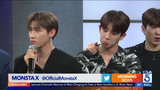 [VK][181130] MONSTA X @ KTLA 5 'Morning News'