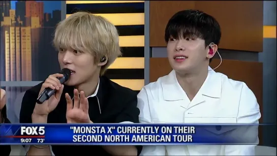 [VK][180723] MONSTA X @ FOX5 'Good Day New York'