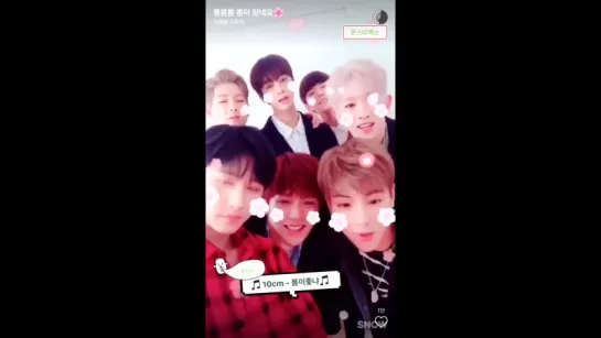 [VK][170408] MONSTA X - SNOW App