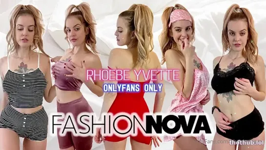 Phoebe Yvette Fashionova try on