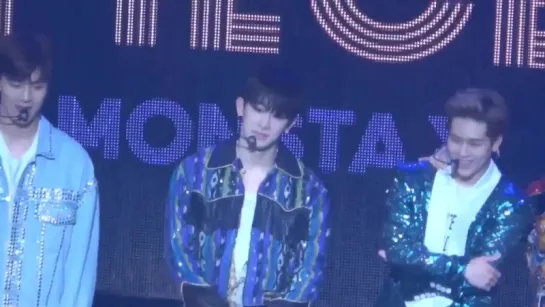 [VK][180506] MONSTA X fancam - Talk (Wonho focus) @ Japan 1st Live Tour 2018: Piece in Osaka (D-2)