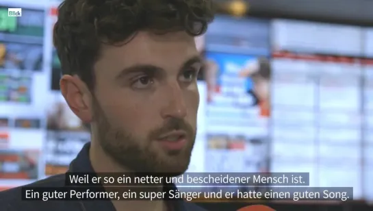 Duncan Laurence: «Luca Hänni is such a nice humble person»