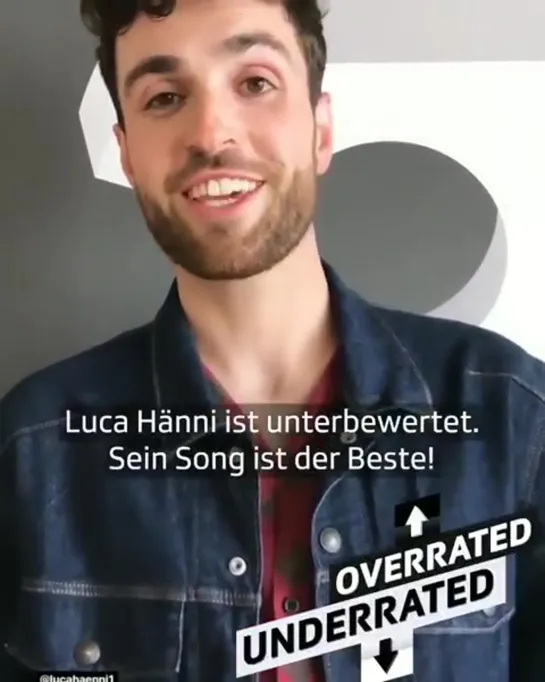 Duncan Laurence: «Luca Hänni is underrated, because i think his song is the best»