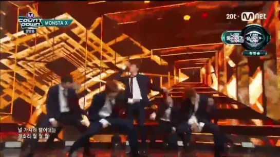 [VK] [22.10.15] Monsta X - HERO @ M!Countdown