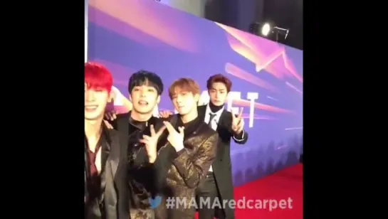 [VK][171129] Monsta X: Twitter update @ MnetMAMA