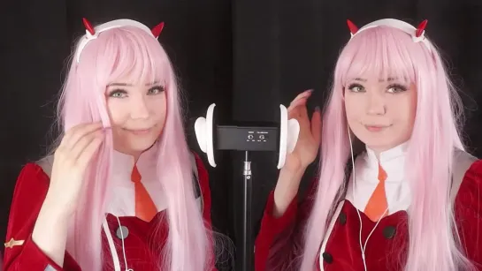 ASMR - ZeroTwo Twin Ear Eating _ Darling in the Franxx _ Lealolly