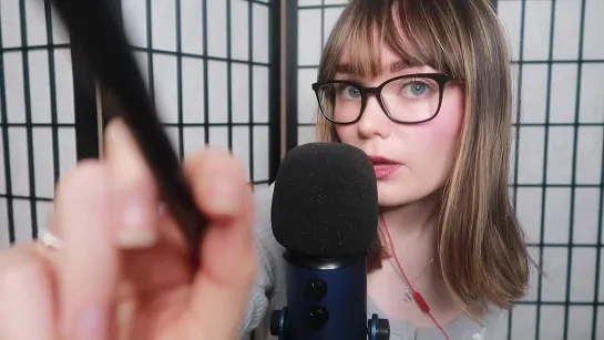 ASMR mouth sounds and mic brushing