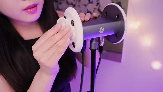 ASMR Earflap cleaning, Ear Scratching  whispering Help You Sleep 💜