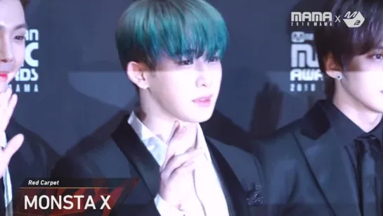 [VK][181212] MONSTA X - Red Carpet @ MAMA 2018 in JAPAN