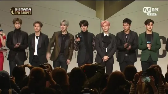 [VK][02.12.16] MAMA 2016 Red Carpet Monsta X Cut