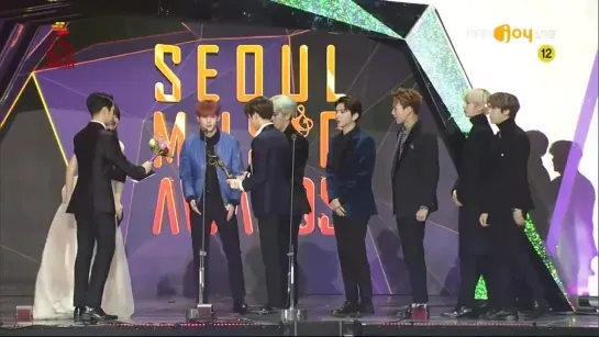 [VK][15.01.2019] MONSTA X Bonsang Award @ The 28th SEOUL MUSIC AWARDS 2019