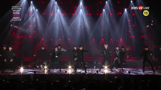 [RAW|VK][14.01.2016] Monsta X - Intro + Trespass (Seoul Music Awards)