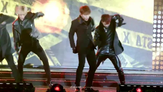 [FC|VK][14.01.2016] Monsta X - Intro + Trespass Seoul Music Awards (Kihyun)