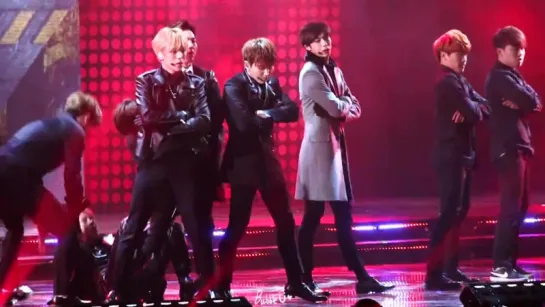 [FC|VK][14.01.2016] Monsta X - Intro + Trespass Seoul Music Awards (Kihyun)