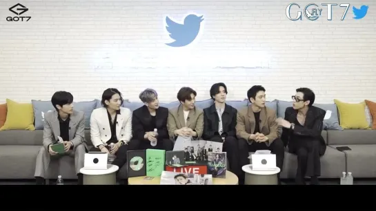 [220523] GOT7 Twitter Blueroom Live - "GOT7" album [рус.саб]