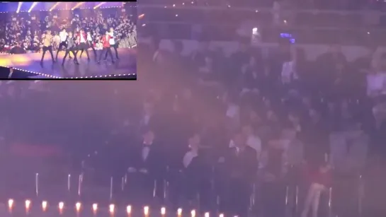 [VK][181128] MONSTA X reaction to BTS performance fancam @ Asia Artist Awards 2018