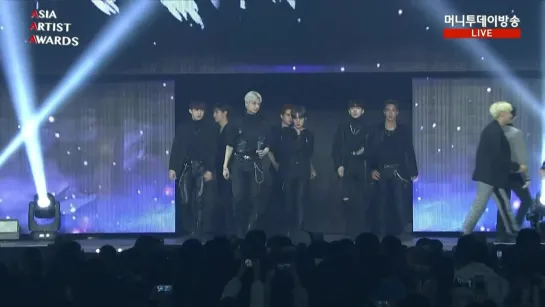 [VK][181128] MONSTA X win Artist Of The Year @ Asia Artist Awards 2018