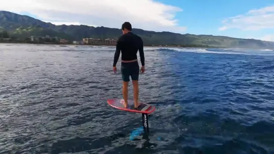 Hydrofoil Surf Heaven in Hawaii