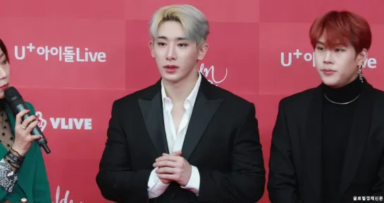 [VK][190106] MONSTA X - Red Carpet (Wonho) @ Golden Disc Awards 2019