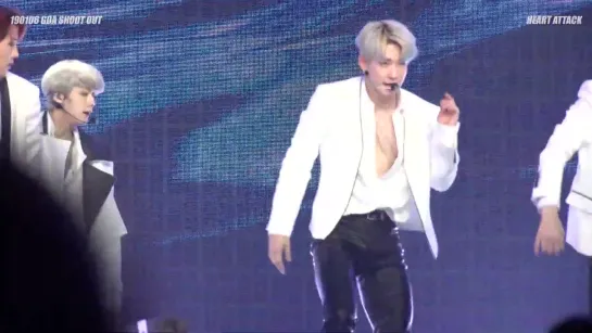 [VK][190106] MONSTA X fancam - SHOOT OUT (Wonho focus) @ Golden Disc Awards 2019