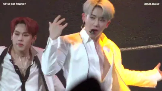 [VK][190106] MONSTA X fancam - Jealousy (Wonho focus) @ Golden Disc Awards 2019