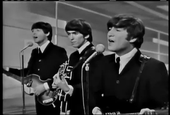 The Beatles - I Want To Hold Your Hand - Performed Live On The Ed Sullivan Show 2_9_64-(480p)