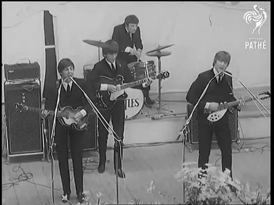 The Beatles Take Over Holland (1964) _ British Pathé (480p)