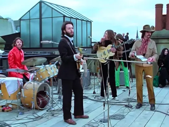 The Beatles - Get Back (Take 1) _ Rooftop Concert