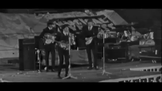 Beatles -- Long Tall Sally -- [ live film w_ better audio ]